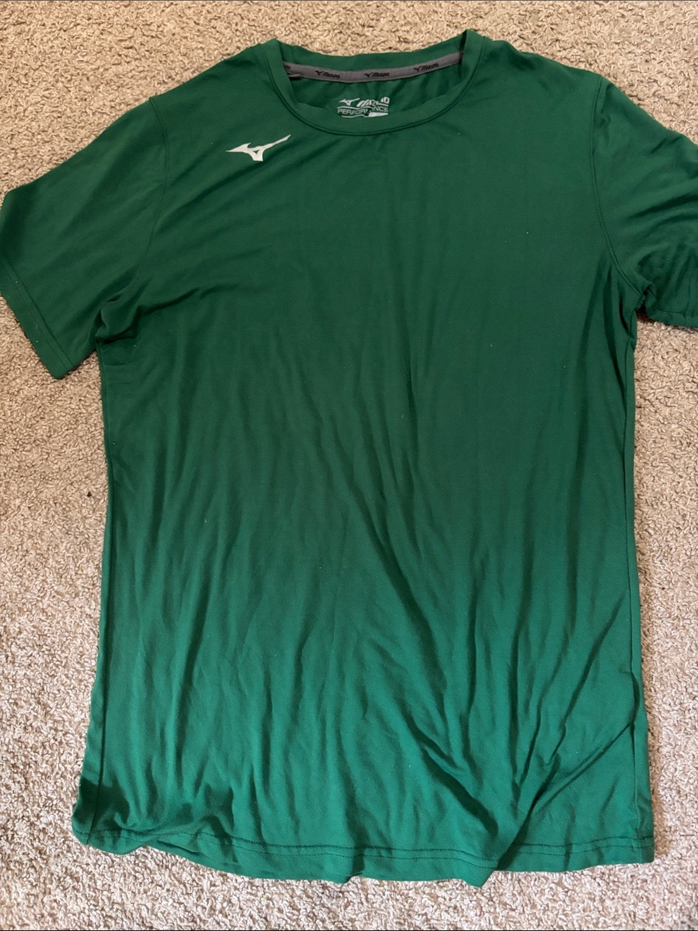 Mizuno Deep Green Short Sleeve Performance Tee